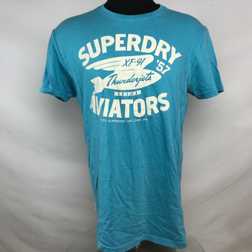 Light blue Superdry t-shirt